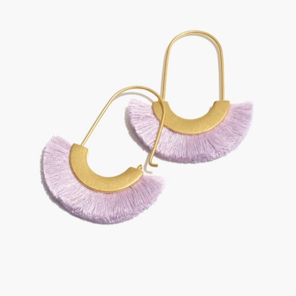 Madewell Arc Wire Fringe Earrings